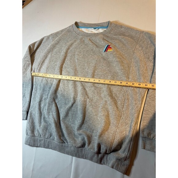 Aldi Gear Sweatshirt Unisex Size XL Gray Crew Neck Pullover Athleisure Casual - Picture 4 of 4